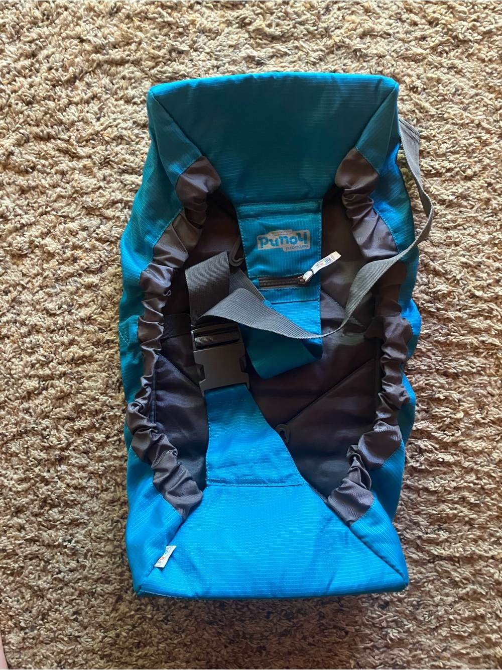 Outward Hound sling dog carrier Blue a